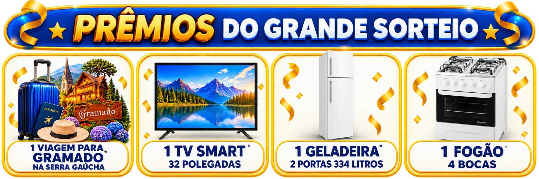 Prêmios da campanha